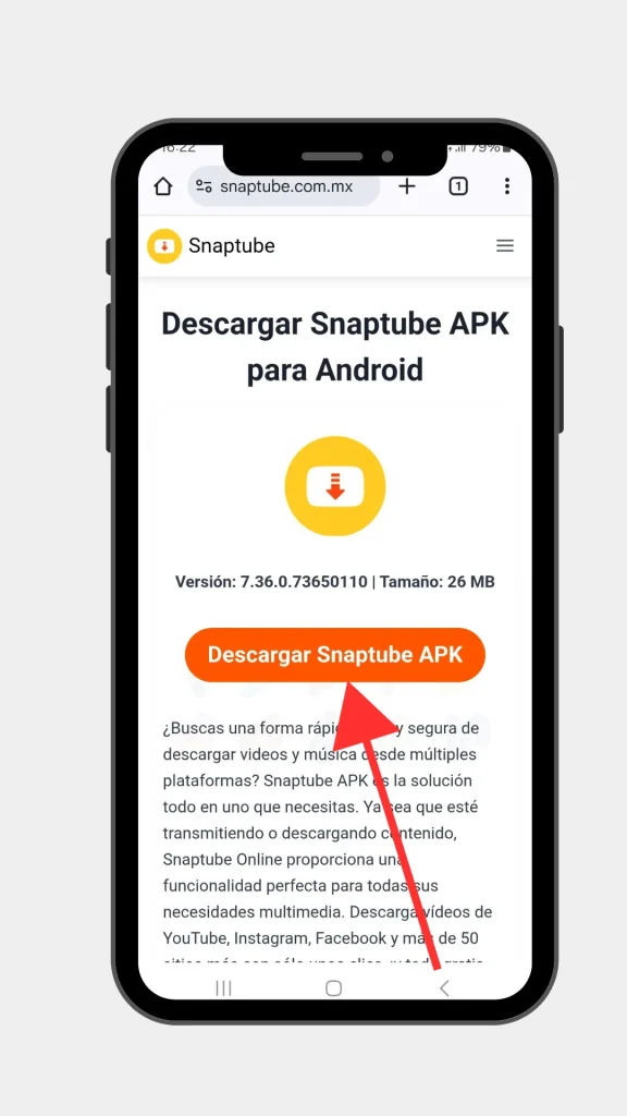 Haga clic en el botón Descargar